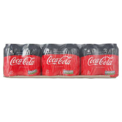 Coca - Cola Zero Sugar 24 x 330ml - UK Food & Drink - 5449000136909