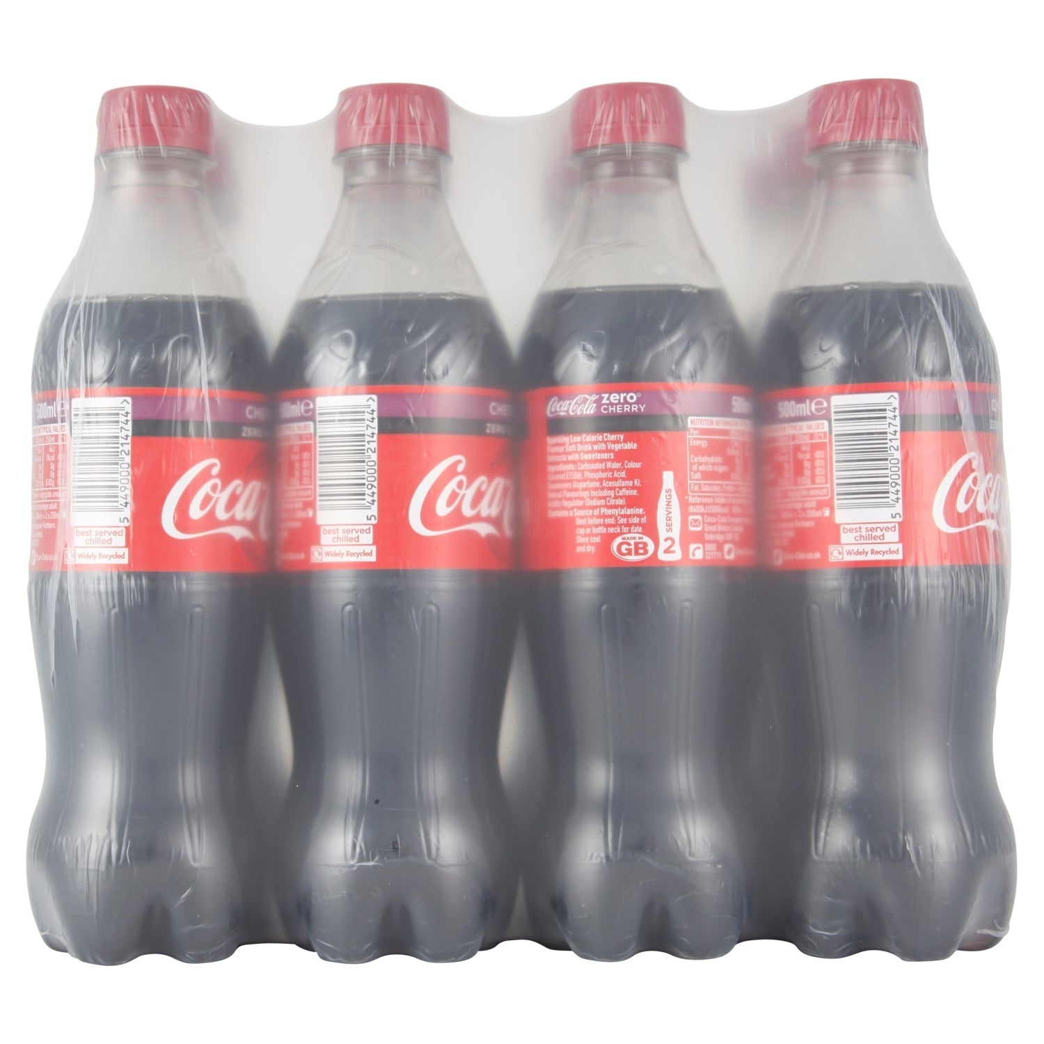Coca - Cola Zero Sugar Cherry 500ml - UK Food & Drink - 5449000214744