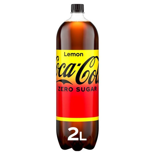 Coca - Cola Zero Sugar Lemon 2L - UK Food & Drink - 5449000266880