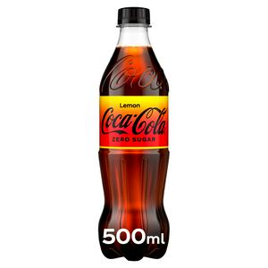 Coca - Cola Zero Sugar Lemon 500ml - UK Food & Drink - 5449000227553