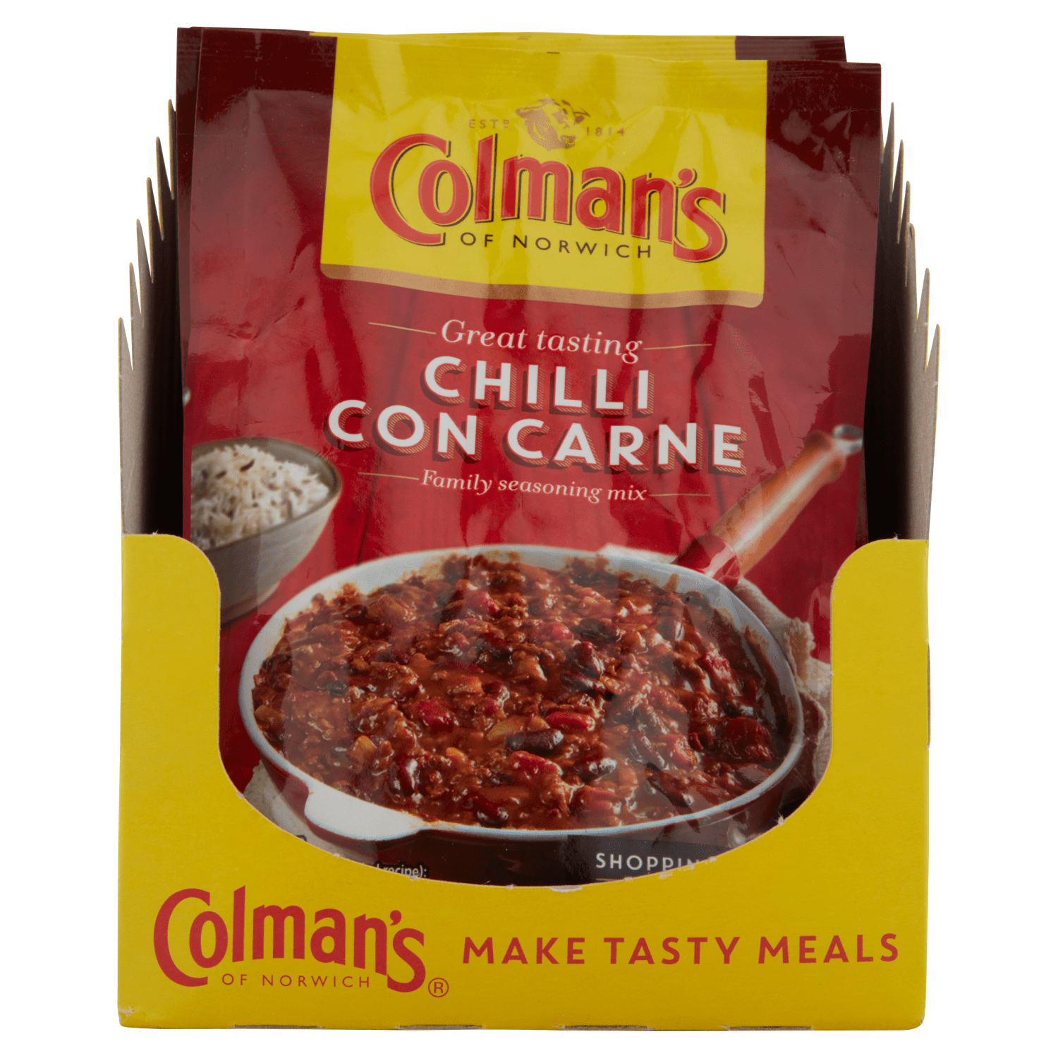 Colman's Chilli Con Carne Seasoning Mix 50g - UK Food & Drink - 5000147026593
