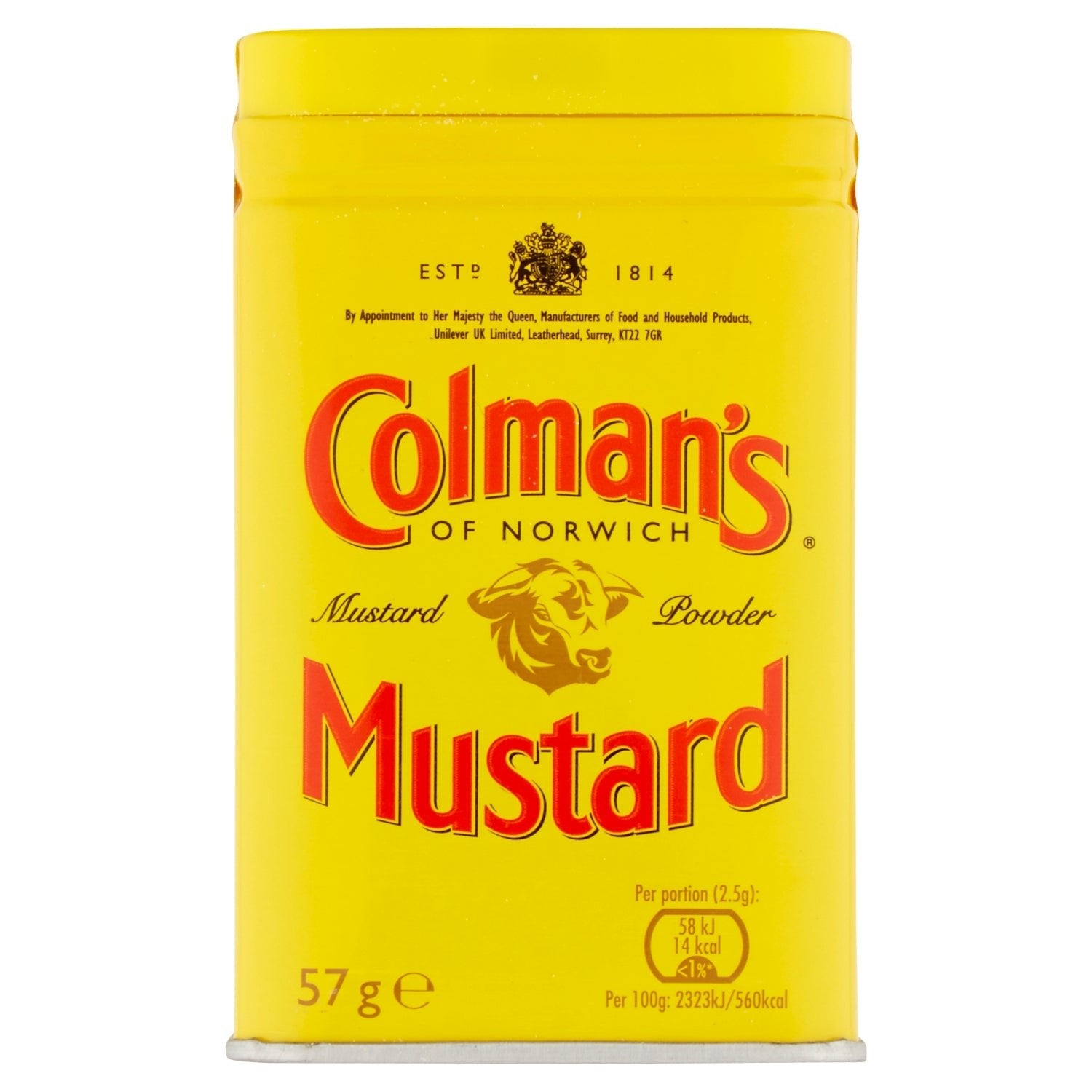 Colman's Mustard Powder 57g - UK Food & Drink - 667803000707