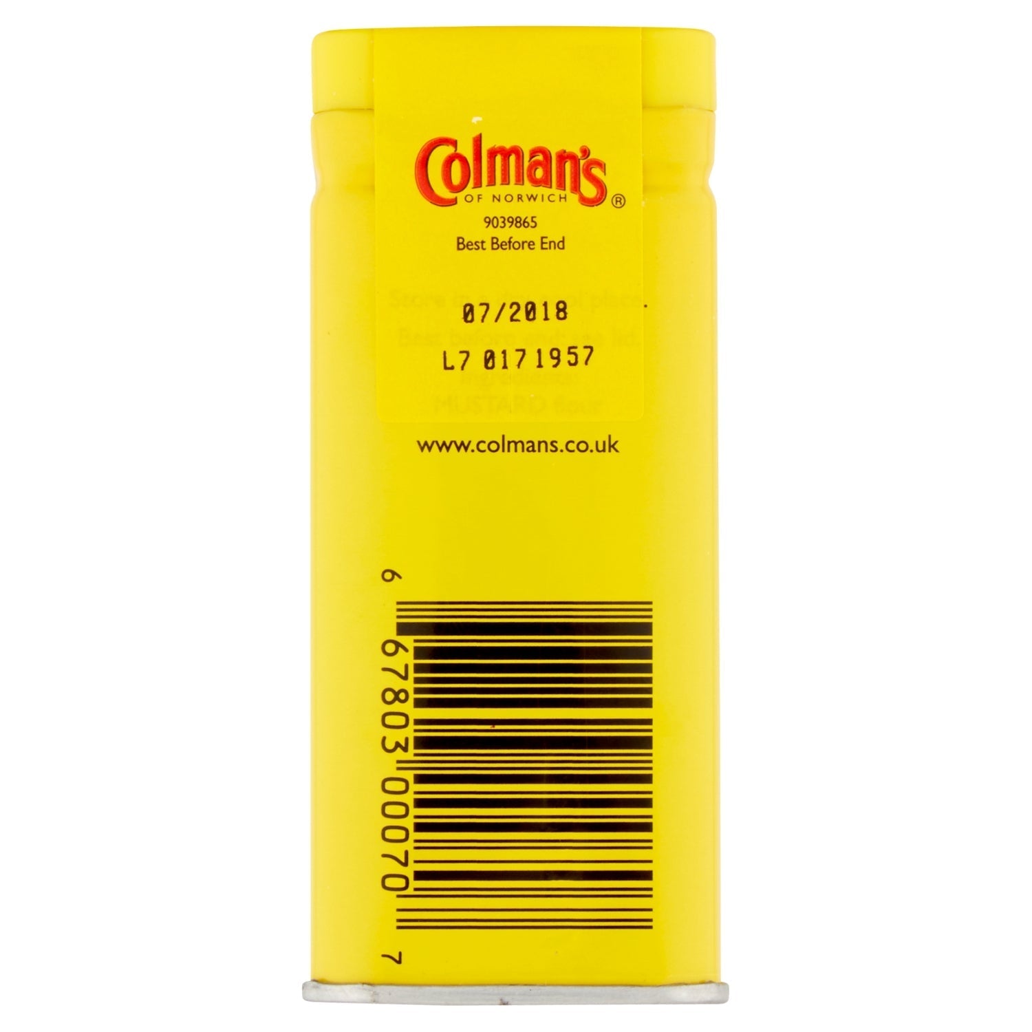 Colman's Mustard Powder 57g - UK Food & Drink - 667803000707