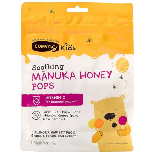 Comvita Kids Soothing Manuka Lollipops - UK Food & Drink - 9421003264083