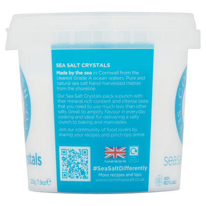 Cornish Sea Salt Co Sea Salt Crystals 225g - UK Food & Drink - 5060155200064
