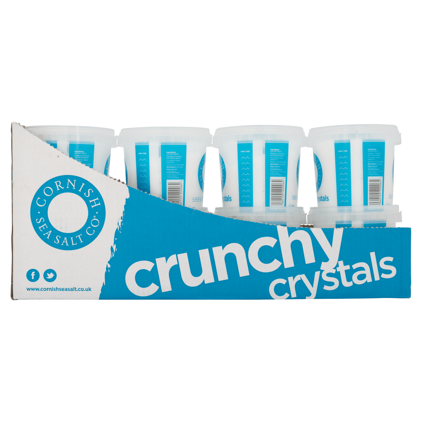 Cornish Sea Salt Co Sea Salt Crystals 225g - UK Food & Drink - 5060155200064