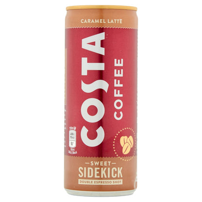 Costa Coffee Caramel Latte Can 250ml - UK Food & Drink - 5449000276018