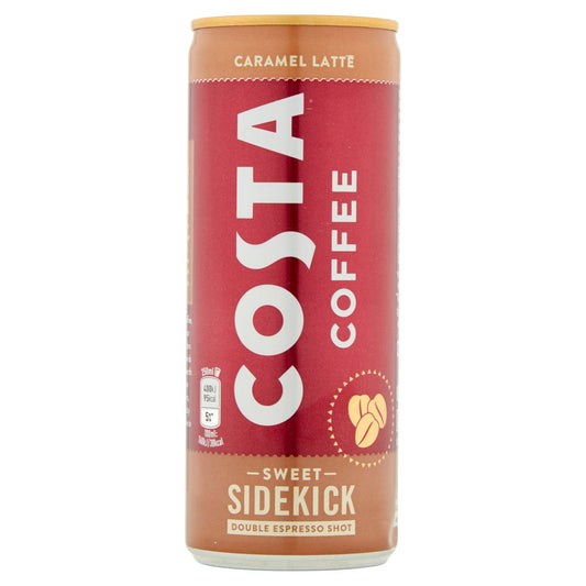 Costa Coffee Caramel Latte Can 250ml - UK Food & Drink - 5449000276018