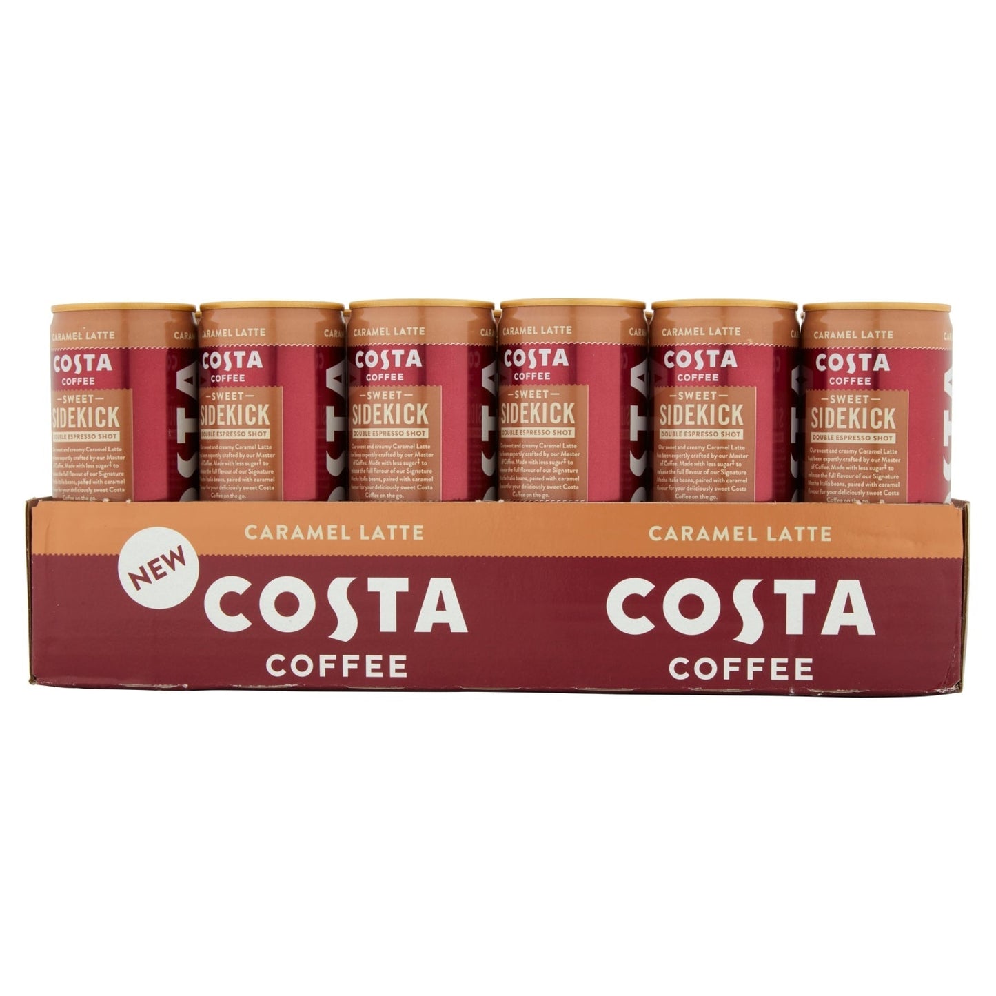 Costa Coffee Caramel Latte Can 250ml - UK Food & Drink - 5449000276018