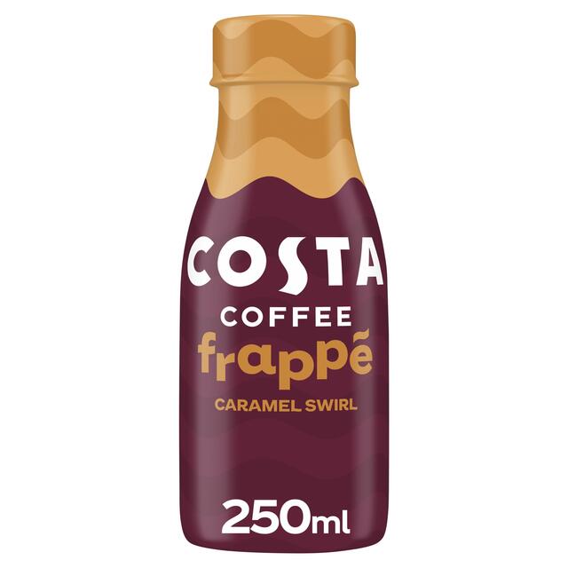 Costa Coffee Frappe Caramel Swirl Iced Coffee 250ml - UK Food & Drink - 5449000312778