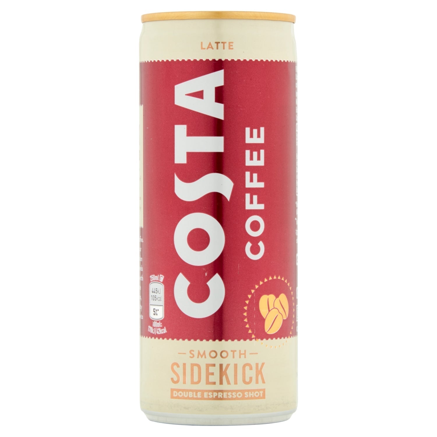 Costa Coffee Latte Can 250ml - UK Food & Drink - 5449000276025