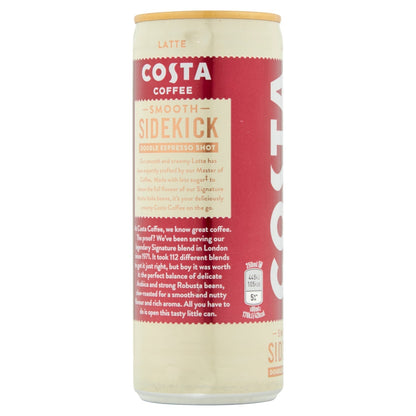 Costa Coffee Latte Can 250ml - UK Food & Drink - 5449000276025