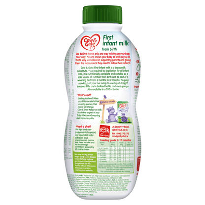Cow & Gate 1 First Infant Milk from Birth 1L - UK Food & Drink - 5051594002630