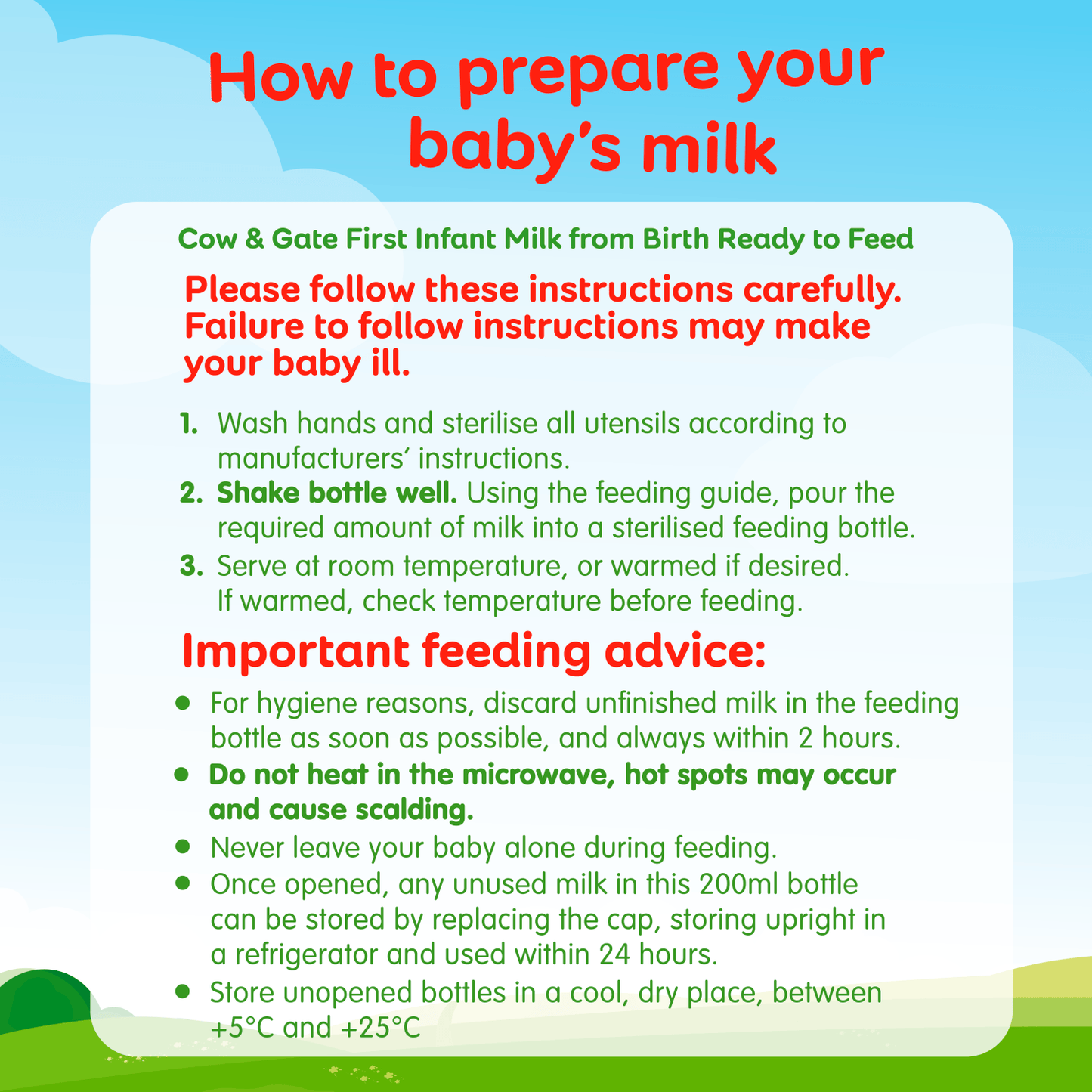 Cow & Gate 1 First Infant Milk from Birth 1L - UK Food & Drink - 5051594002630
