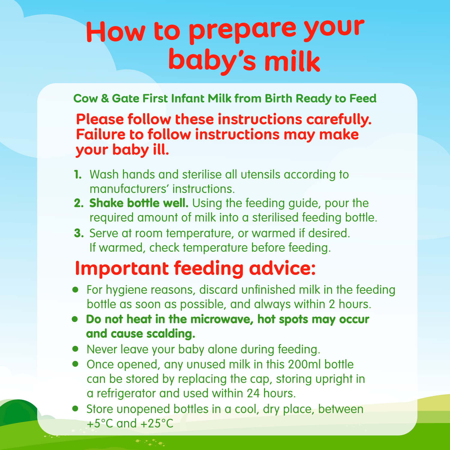 Cow & Gate 1 First Infant Milk from Birth 1L - UK Food & Drink - 5051594002630