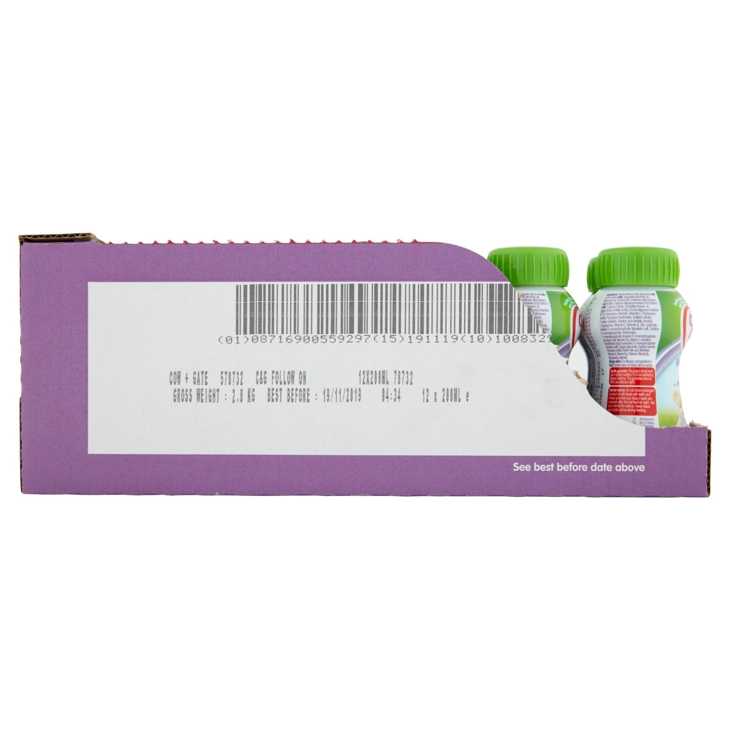 Cow & Gate 2 Follow On Baby Milk Formula 200ml - UK Food & Drink - 8716900559280