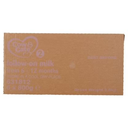 Cow & Gate 2 Follow On Baby Milk Formula 800g - UK Food & Drink - 5051594006881