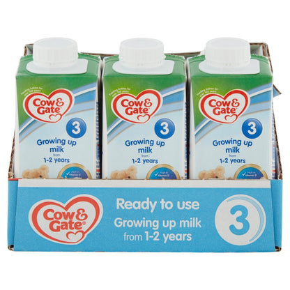Cow & Gate 3 Growing Up Milk Formula 200ml - UK Food & Drink - 5051594002982