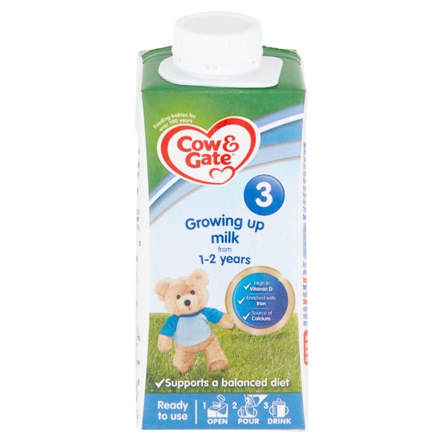 Cow & Gate 3 Growing Up Milk Formula 200ml - UK Food & Drink - 5051594002982