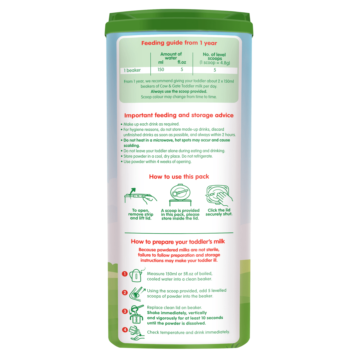 Cow & Gate 3 Growing Up Milk Formula 800g - UK Food & Drink - 5051594006867