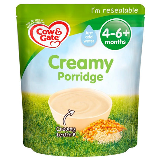 Cow & Gate Creamy Porridge 125g - UK Food & Drink - 3041091427717