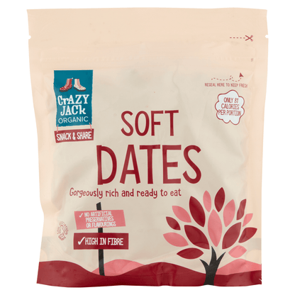 Crazy Jack Organic Soft Dates 200g - UK Food & Drink - 5012246006451