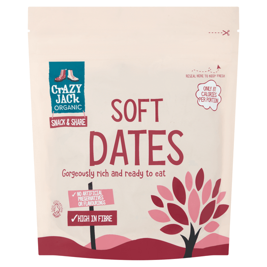 Crazy Jack Organic Soft Dates 200g - UK Food & Drink - 5012246006451