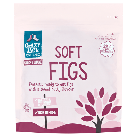 Crazy Jack Organic Soft Figs 200g - UK Food & Drink - 5012246006468