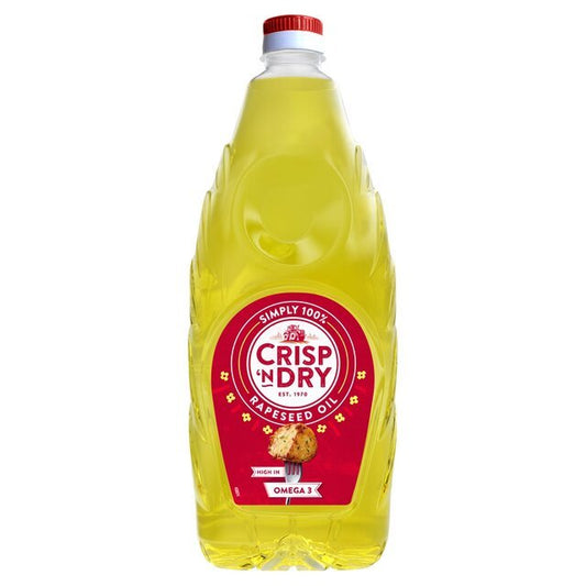 Crisp 'n Dry Rapeseed Oil 2Litres - UK Food & Drink - 5000232828774