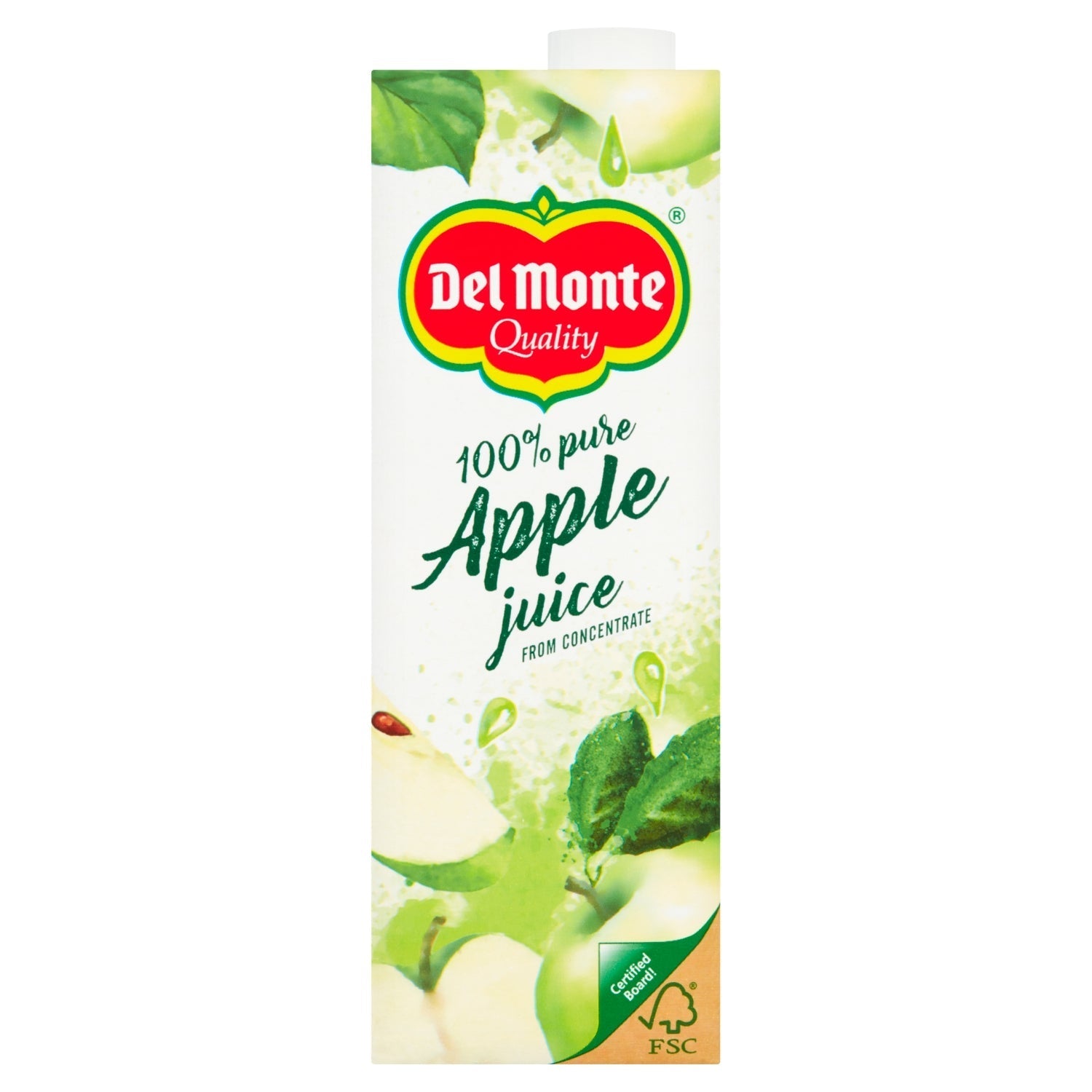 Del Monte 100% Pure Apple Juice from Concentrate 1 Litre - UK Food & Drink - 5010663807347