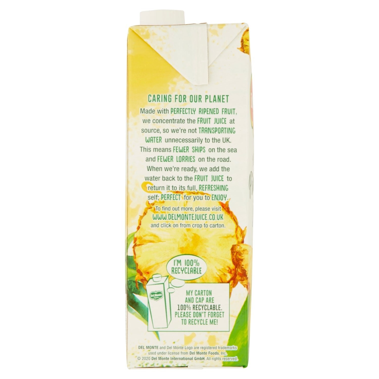 Del Monte Pineapple Juice 1 Litre - UK Food & Drink - 5010663807361