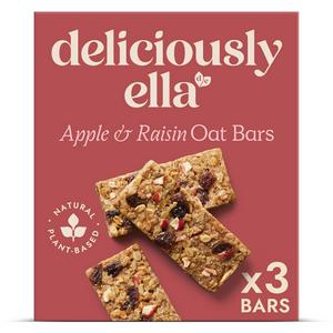 Deliciously Ella Apple & Raisin Oat Bars 3 x 50g - UK Food & Drink - 5060482840179