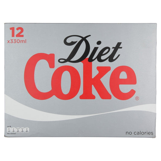 Diet Coke 12 x 330ml - UK Food & Drink - 5449000052957
