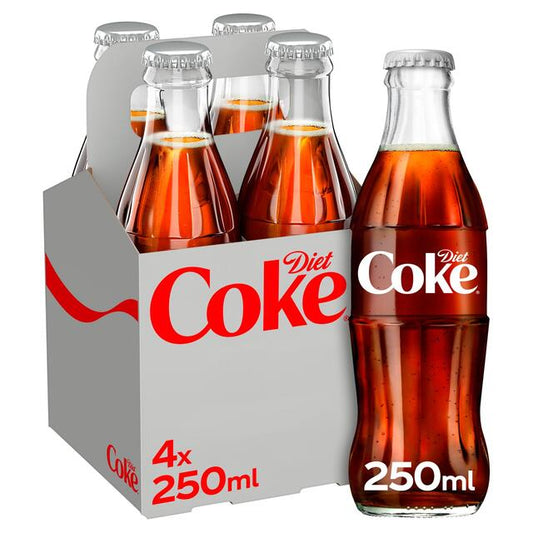 Diet Coke 4 x 250ml - UK Food & Drink - 5449000231468