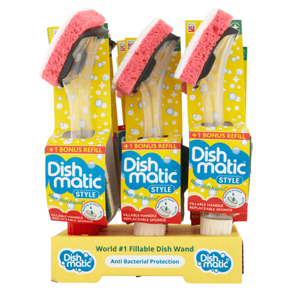 Dishmatic Style Fillable Washing Up Handle and Bonus Refill - UK Food & Drink - 5013931016366