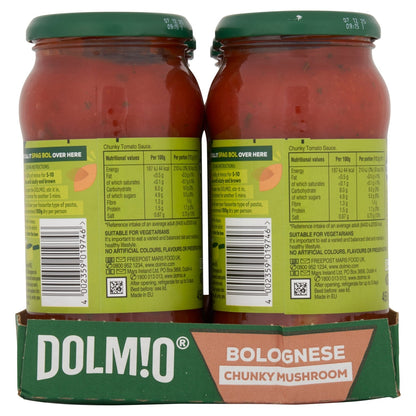 Dolmio Sauce for Bolognese Chunky Mushroom 450g - UK Food & Drink - 4002359019746
