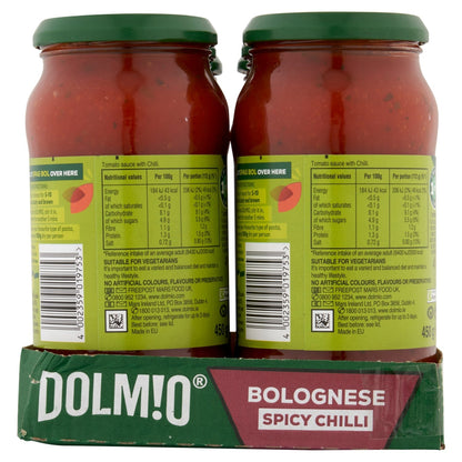 Dolmio Sauce for Bolognese Spicy Chilli 450g - UK Food & Drink - 4002359019753