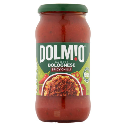 Dolmio Sauce for Bolognese Spicy Chilli 450g - UK Food & Drink - 4002359019753