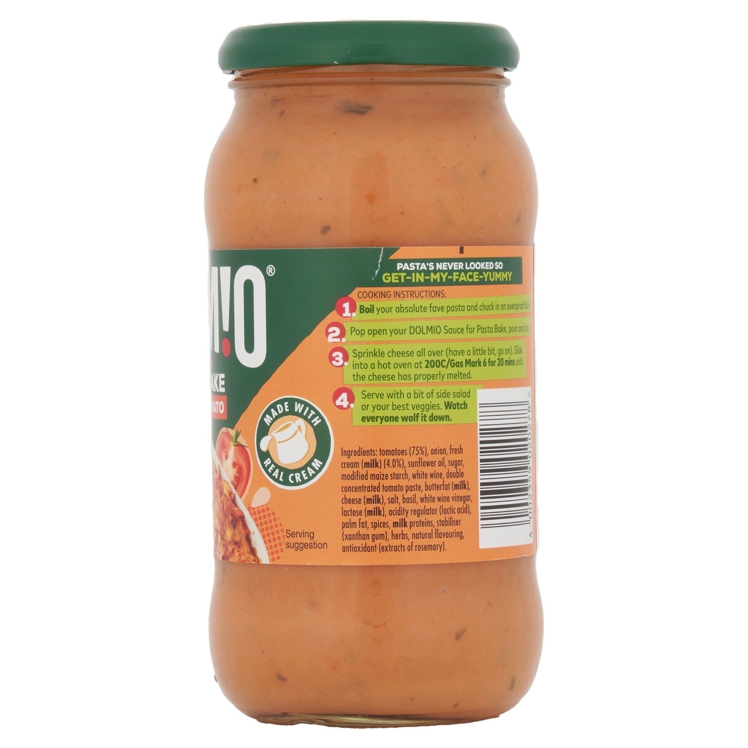 Dolmio Sauce for Pasta Bake Creamy Tomato 450g - UK Food & Drink - 4002359020278