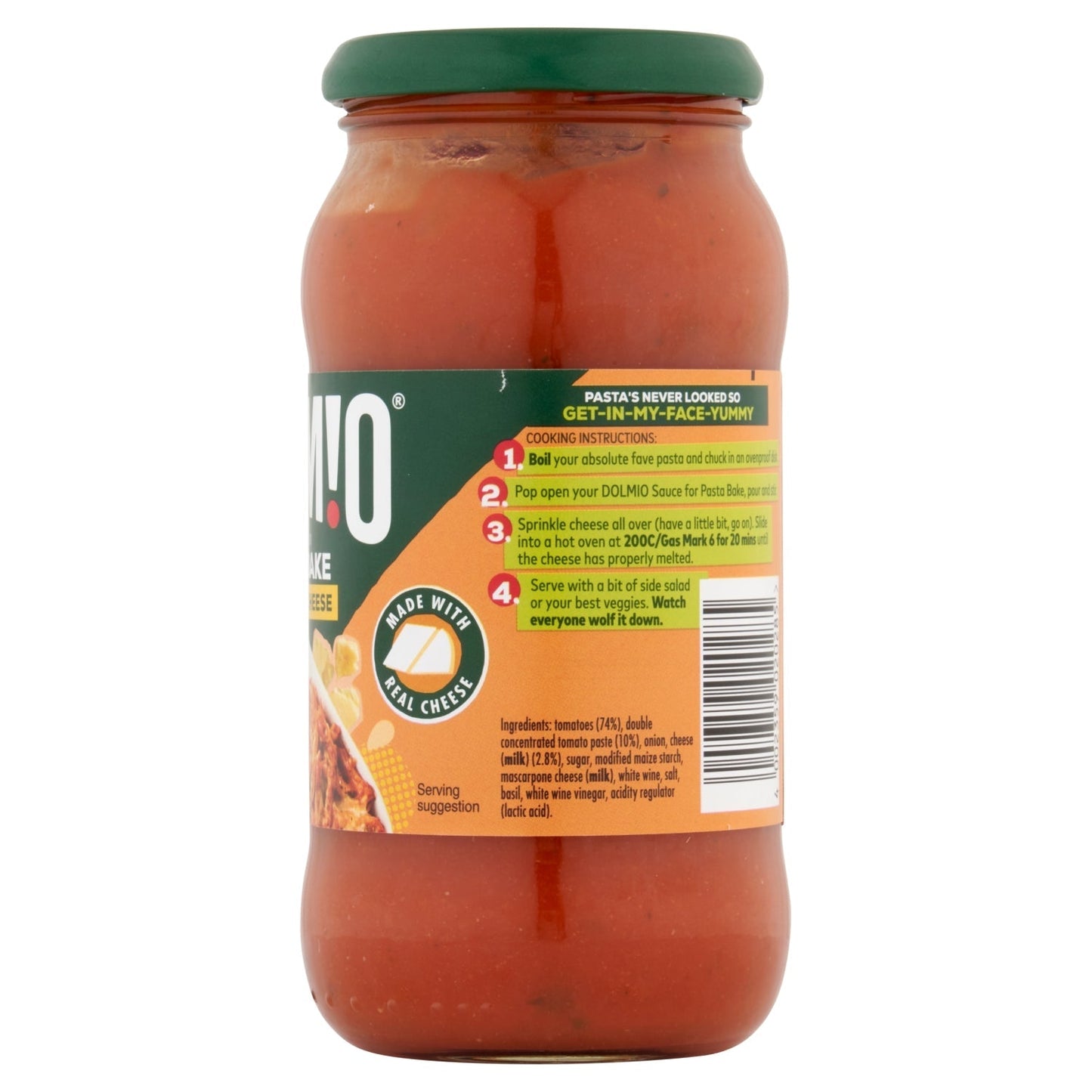 Dolmio Sauce for Pasta Bake Tomato & Cheese 450g - UK Food & Drink - 4002359020285