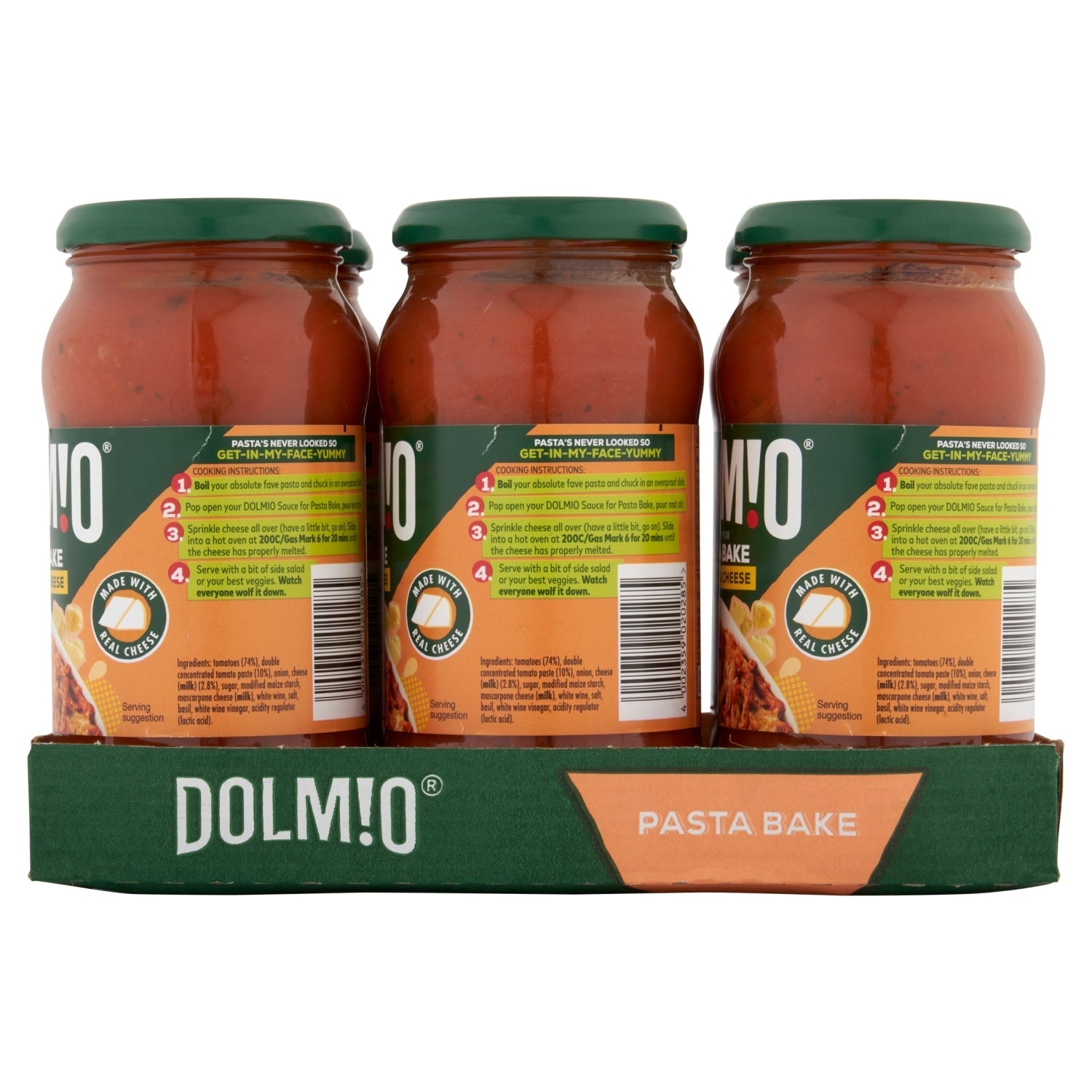 Dolmio Sauce for Pasta Bake Tomato & Cheese 450g - UK Food & Drink - 4002359020285