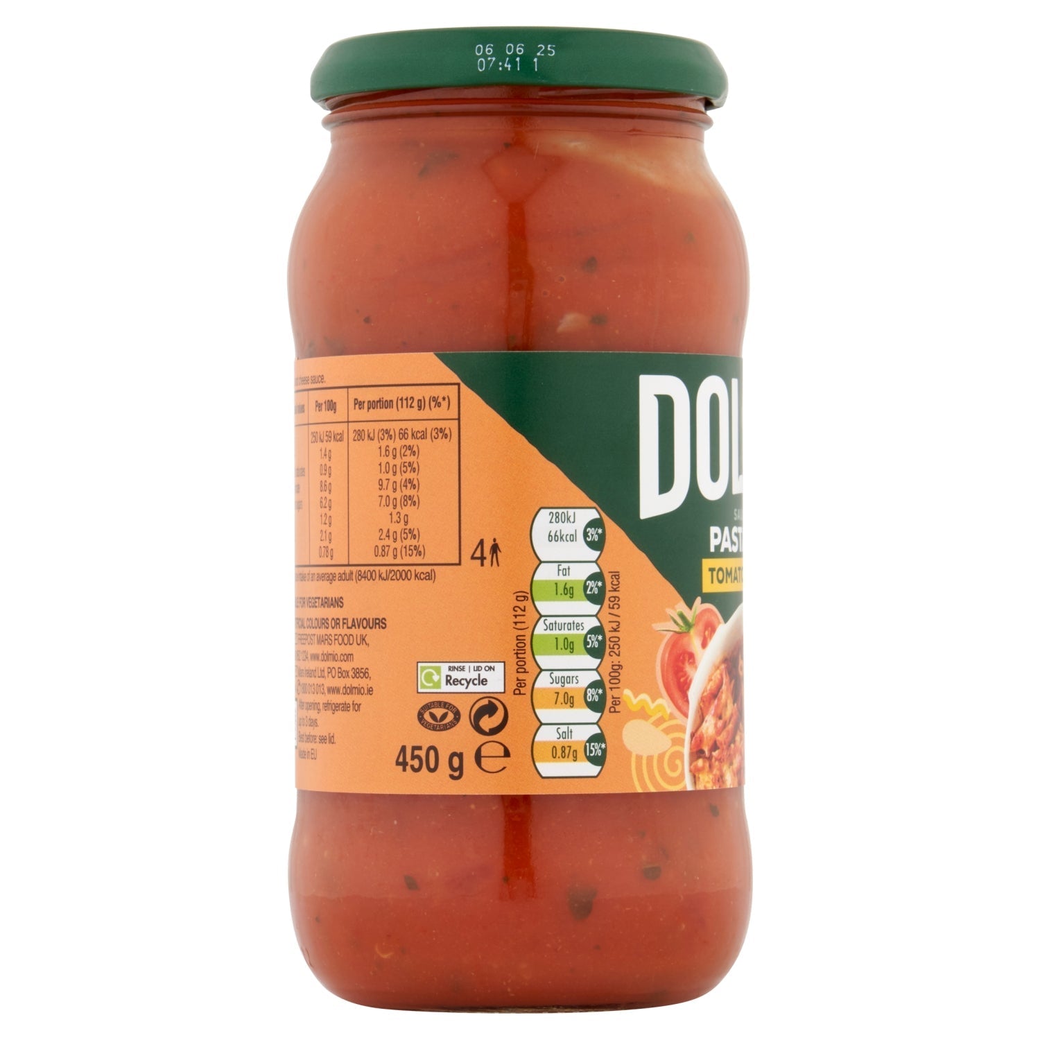 Dolmio Sauce for Pasta Bake Tomato & Cheese 450g - UK Food & Drink - 4002359020285