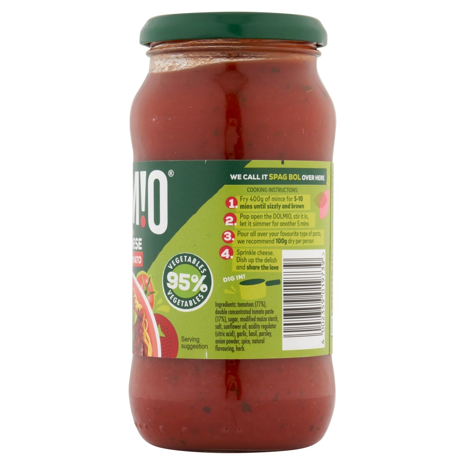 Dolmio Smooth Tomato Sauce for Bolognese 450g - UK Food & Drink - 4002359019739