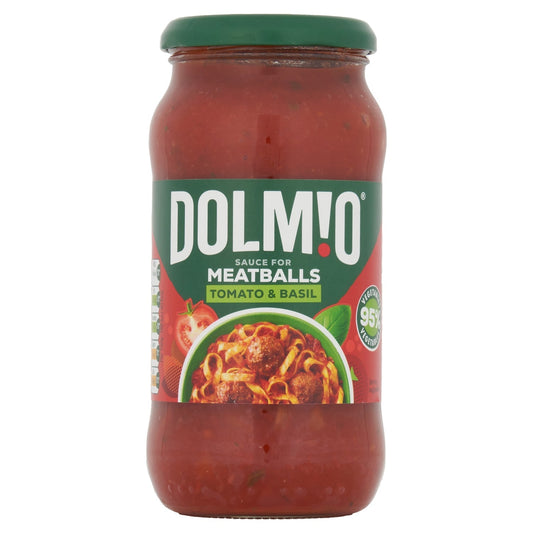 Dolmio Tomato & Basil Sauce for Meatballs 450g - UK Food & Drink - 4002359020292