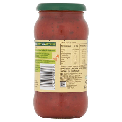 Dolmio Tomato Sauce for Lasagne 450g - UK Food & Drink - 4002359020148