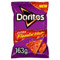 Doritos Extra Flamin' Hot Sharing Bag Crisps 163g - UK Food & Drink - 5000328026282