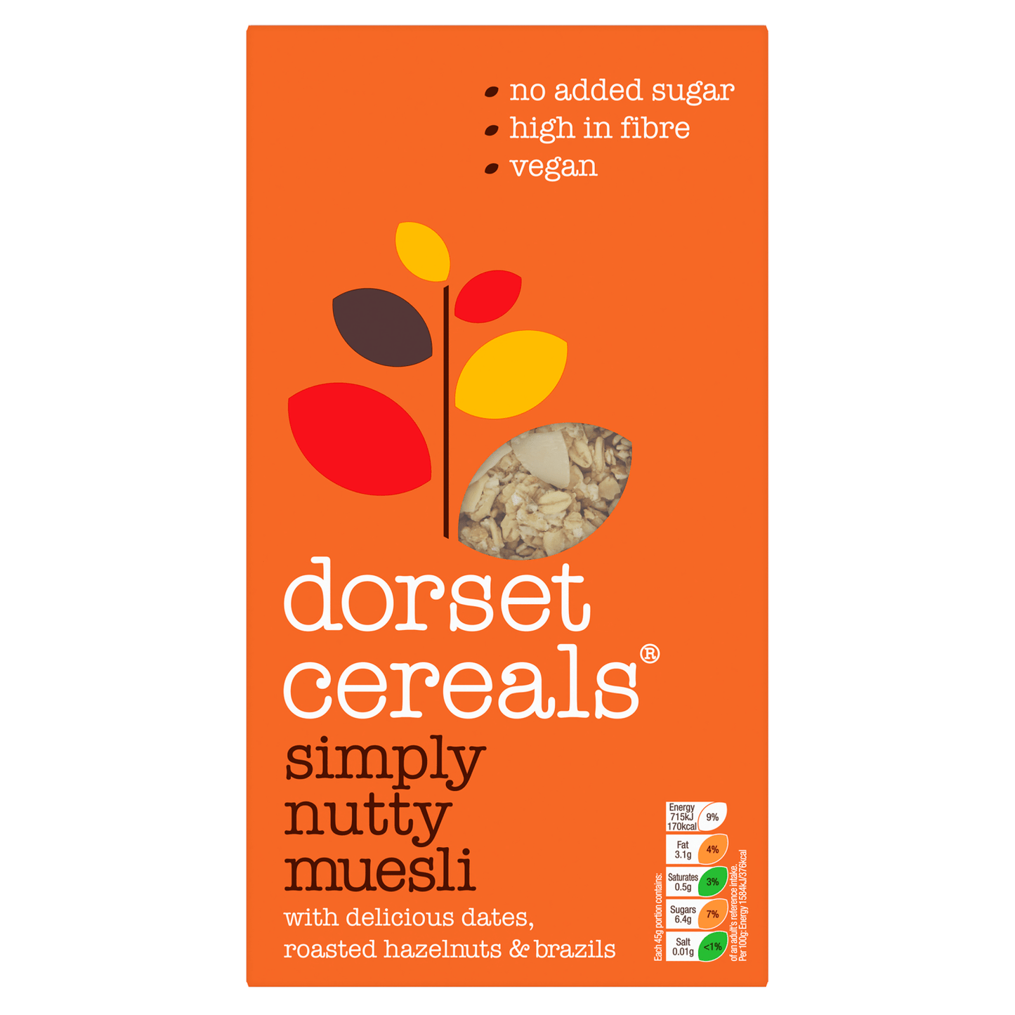 Dorset Cereals Simply Nutty Muesli 560g - UK Food & Drink - 5018357012497