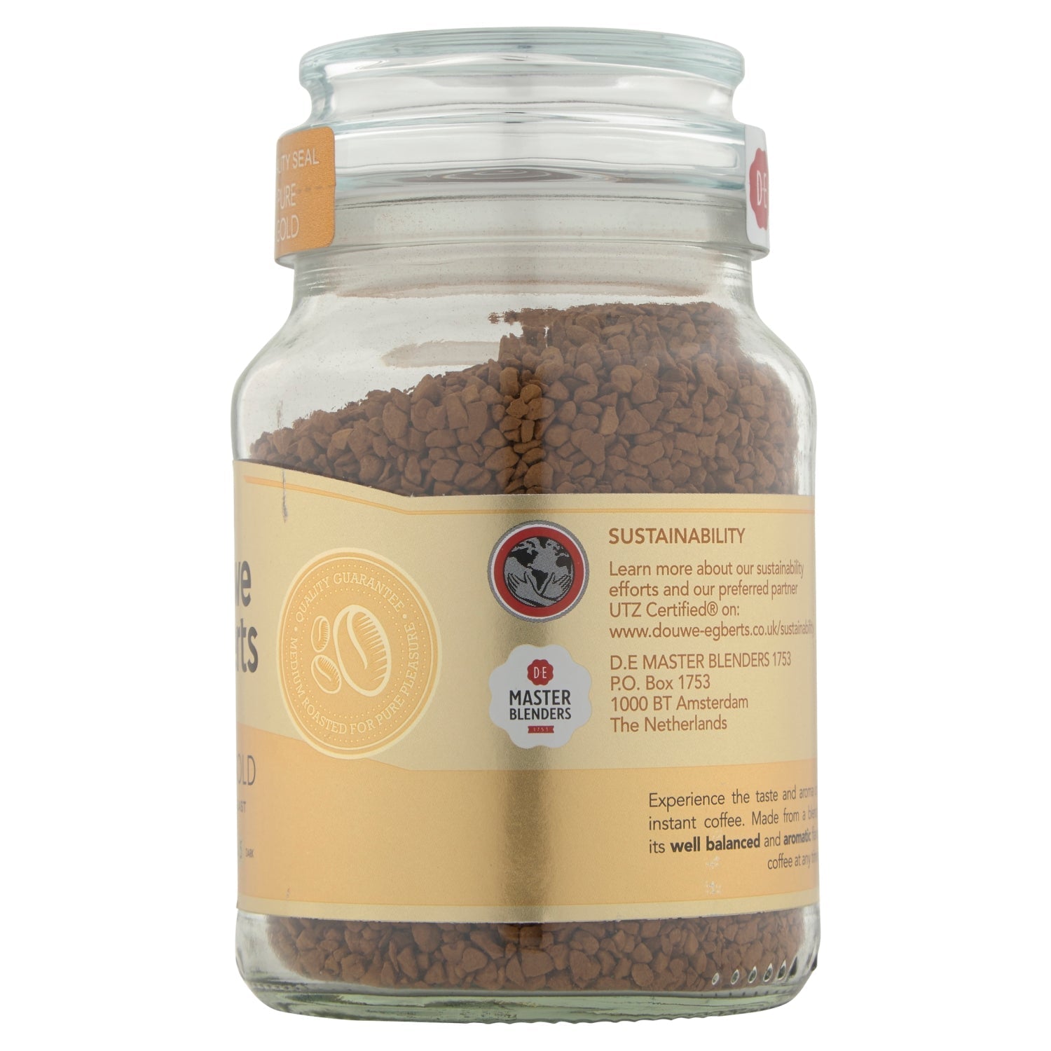 Douwe Egberts Pure Gold Medium Roast Instant Coffee 95g - UK Food & Drink - 8711000279380