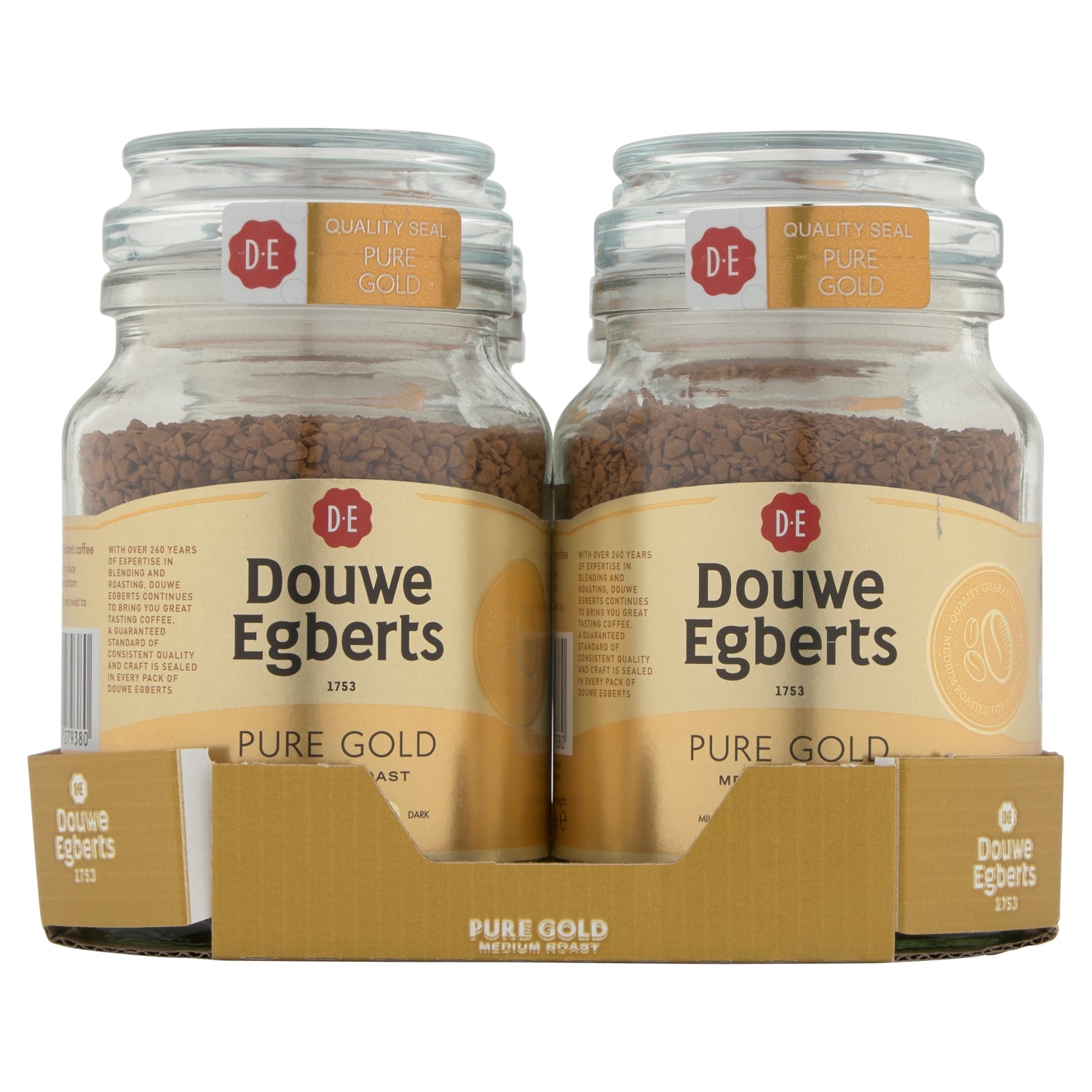 Douwe Egberts Pure Gold Medium Roast Instant Coffee 95g - UK Food & Drink - 8711000279380