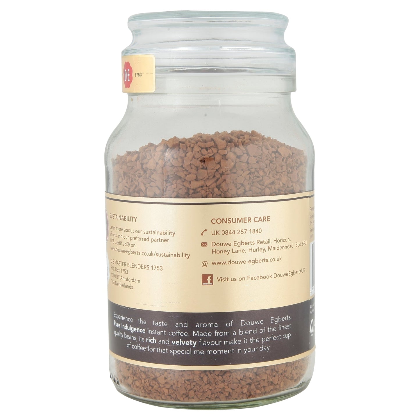 Douwe Egberts Pure Indulgence Dark Roast Instant Coffee 190g - UK Food & Drink - 8711000279410